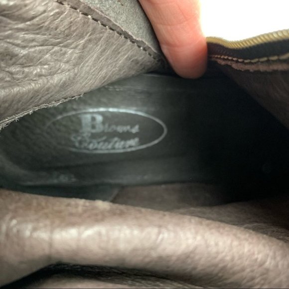 𝅺Brown's Couture Sacha Brown  Leather Tall Boots - Picture 4 of 6